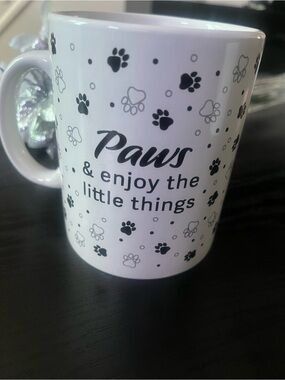 Coffee Mugs pick one Paws & Enjoy the Little things, everything